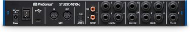 Аудіоінтерфейс PreSonus Studio 24c USB-C для запису, стрімінгу та подкастингу з програмним пакетом Studio One Artist та Ableton Live Lite