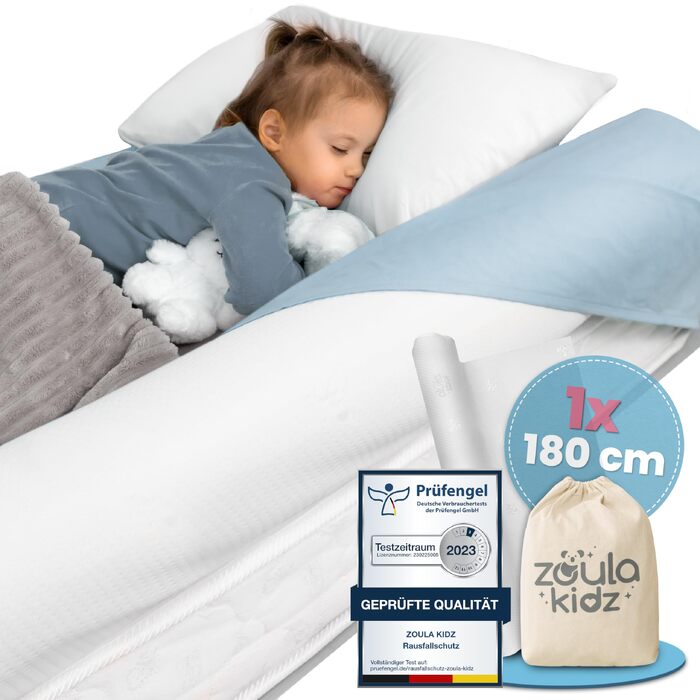 Подушка для годування Zoula Kidz® надувна, компактна - Stillmond Mondkissen (180см) з бавовняним чохлом OEKO-TEX для подорожей та годування в положенні лежачи