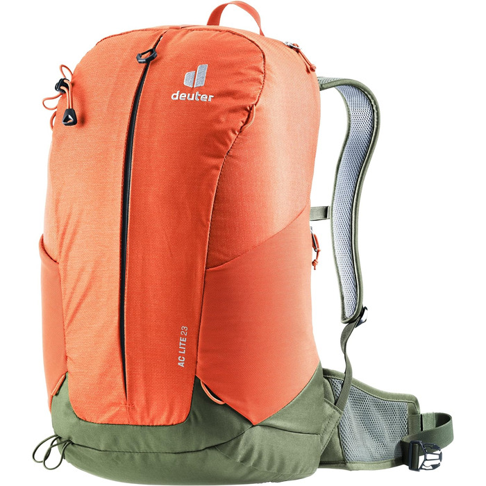 Унісекс туристичний рюкзак deuter AC Lite 23 л, паприка/хакі