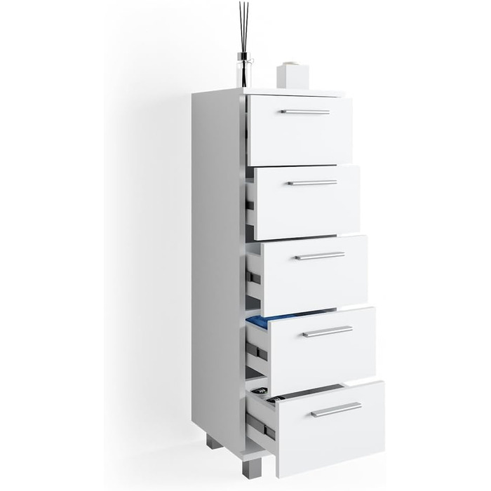 Пенал для ванної Vicco Ilias, білий, 30x95 см
