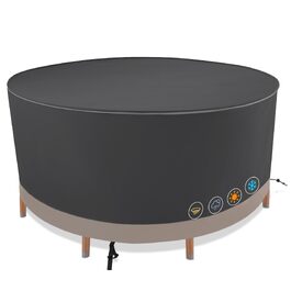 Чохол для садових меблів водонепроникний, 200x85 см, Oxford 420D, анти-UV, з вентиляцією та кріпленнями
