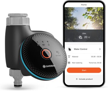 Gardena Smart Water Control 19033-20: Автоматичний полив для саду, інтеграція з розумним домом, захист від заморозків