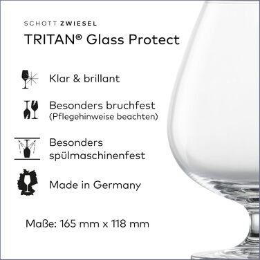 Набір келихів для коктейлів та коньяку SCHOTT ZWIESEL Bar Special, Tritan-кришталь, 4 шт, Німеччина