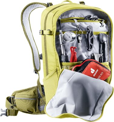 Велорюкзак з протектором Deuter Flyt 14, 14 л, Sprout-cactus