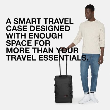 Валіза Eastpak TRANVERZ S 42 л, чорна, 51x32,5x23 см, універсальний розмір