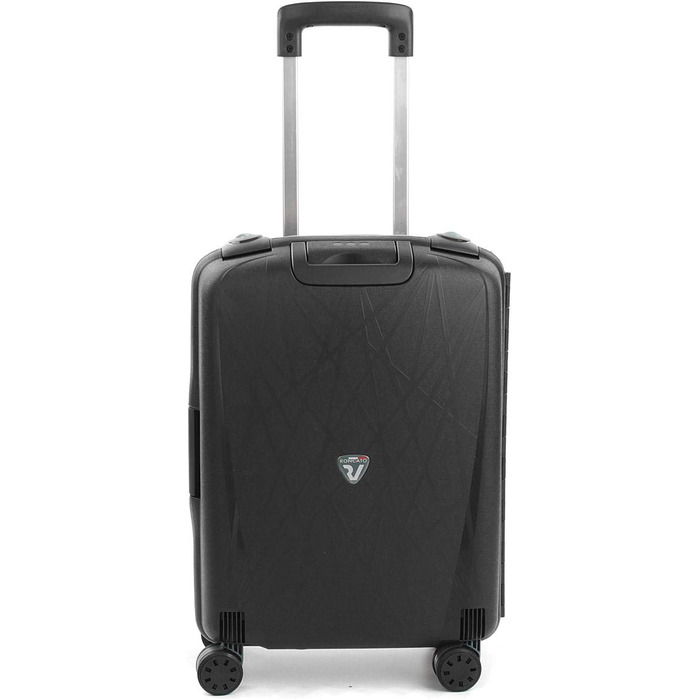 Валіза Roncato Light 55 см, 41 л, чорна, легка дорожня валіза