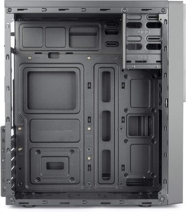 Компактний ATX корпус VulTech VCO-A1699 Rev 2.1, чорний, без блоку живлення, 2x USB 2.0, 1x USB 3.0