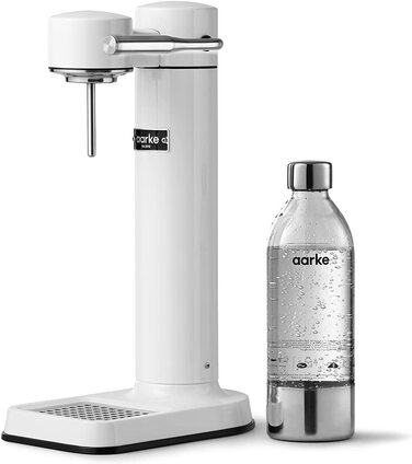 Сифон для газування води Aarke Carbonator 3 з PET-пляшкою 1л, сталевий