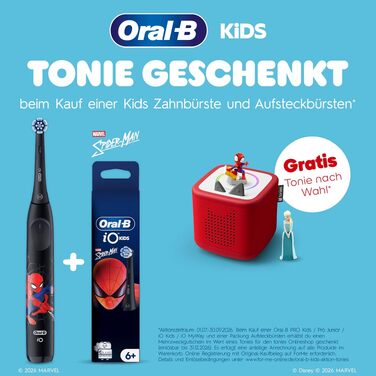 Електрична зубна щітка для дітей Oral-B Pro Junior, зелена