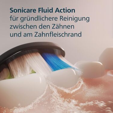 Смінні насадки для електричної зубної щітки Philips Sonicare W2 Optimal White, чорні, 8 шт, HX6068/88