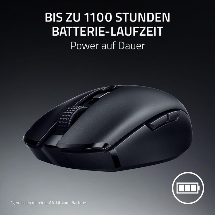 Бездротова ігрова миша Razer Orochi V2 HyperSpeed та Bluetooth, оптичний сенсор 18K DPI, вага 60 г, чорна