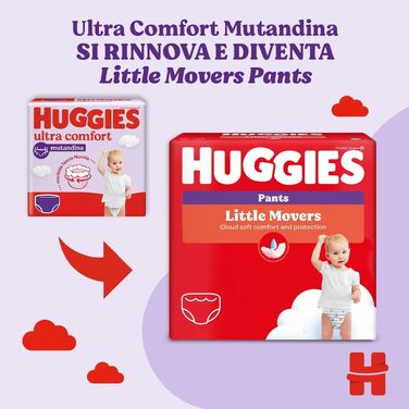 Підгузки-трусики Huggies Ultra Comfort, розмір 6 (15-25 кг), 52 шт.