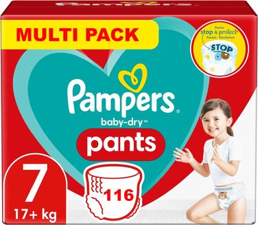 Підгузки-трусики Pampers Baby Dry, розмір 7 (+17 кг), 116 шт.