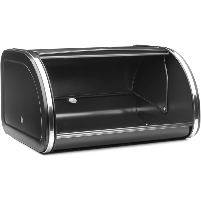 Хлібниця Brabantia Rollbrotkasten для хліба та булочок, сталева, матово-чорна, середній розмір