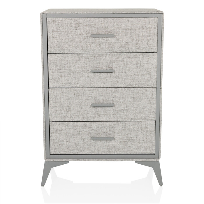Комод SKUFFY 64x35x90см 4 шухляди сірий hjh LIVING