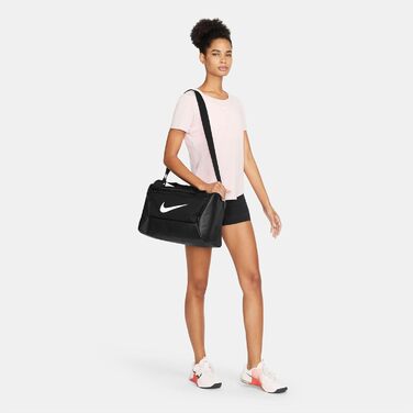 Сумка Nike Brasilia унісекс, чорна/біла, універсальний розмір