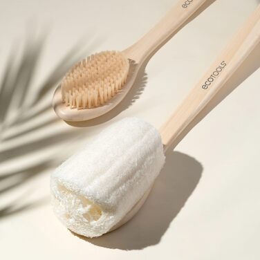 Щітка для тіла Ecotools Bamboo з бамбуковою щетиною, одностороння