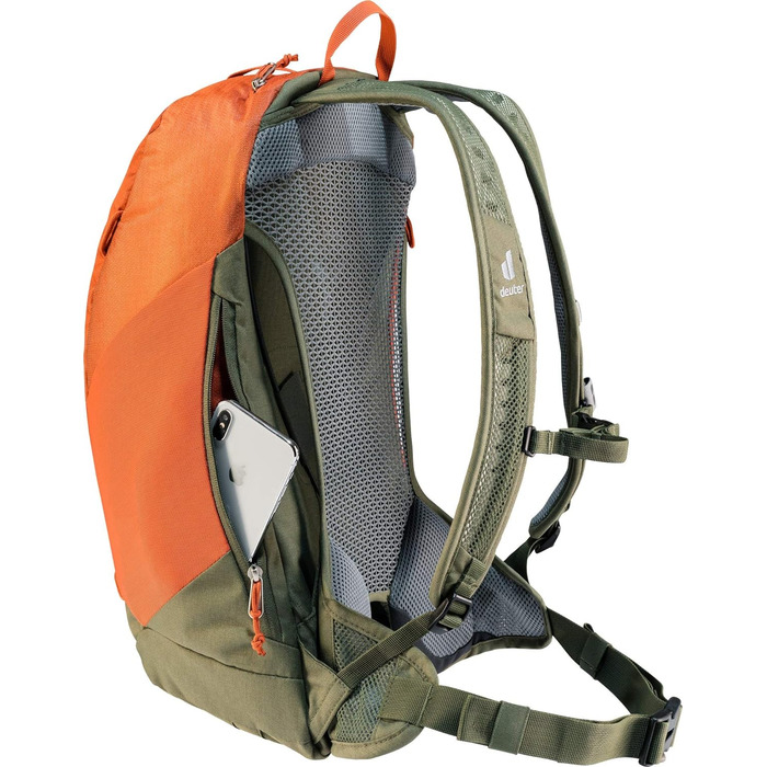 Унісекс туристичний рюкзак Deuter AC Lite 17 л, паприка-хакі