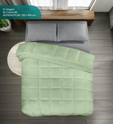 Ковдра Utopia Bedding для 2 осіб, 135x200 см, білий колір, мікрофібра, 4 сезони