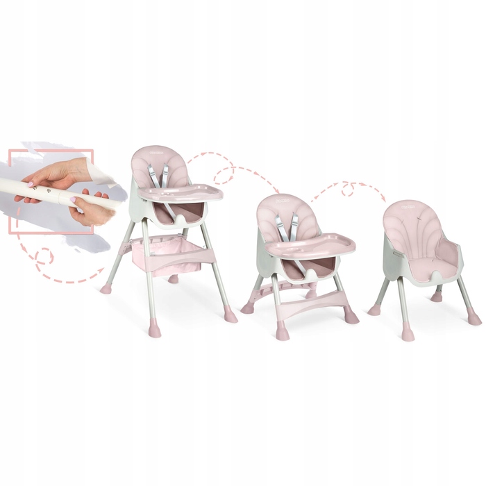 Стілець для годування RicoKids, 92 x 62 x 77 см