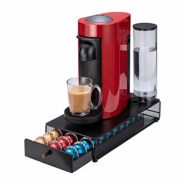 Органайзер-підставка для капсул кави Reisratten для Nespresso Vertuo, на 30 капсул, чорний
