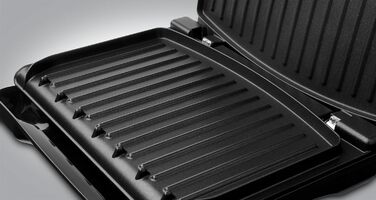 Контактний гриль George Foreman 24x17 см, червоний, для м'яса, риби, овочів, паніні та сендвічів, компактний, до 3 порцій, зменшує до 42% жиру