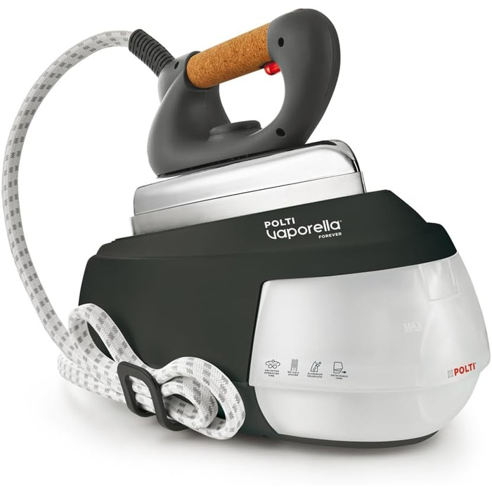 Праска з парогенератором Polti Vaporella Forever 615 Pro, 2150 Вт, чорна
