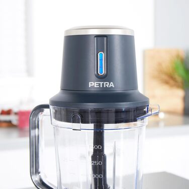 Потужний бездротовий блендер Petra PT5393BGRYVDE, 1,5 л, акумуляторний, для смузі та льоду, 2 швидкості, BPA-free, нержавіюча сталь