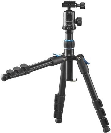 Штатив CULLMANN RONDO 400T RB6.5 для подорожей, з кульовою головкою, вантажопідйомність 3 кг, висота 89 см, складений 28 см, чорний