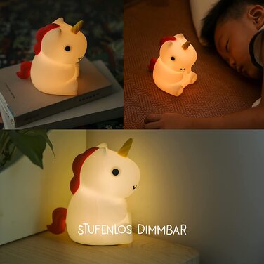 Дитячий LED нічник MegaLight (Maggy Magic) — RGB підсвітка, регулювання яскравості, сенсорне керування та звукові ефекти, USB, сертифікована іграшка для дітей та немовлят