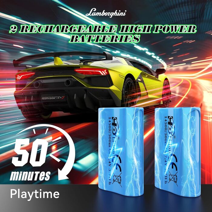 Радіокерований автомобіль Lamborghini 2.4GHz, офіційна ліцензія, зелений колір - іграшка для хлопчиків та дівчаток, подарунок на день народження