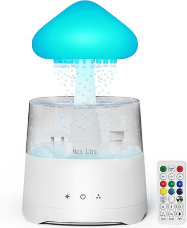 Зволожувач повітря Diffuserlove із LED-лампою для спальні, арома-дифузор, ультразвуковий, кімнатний