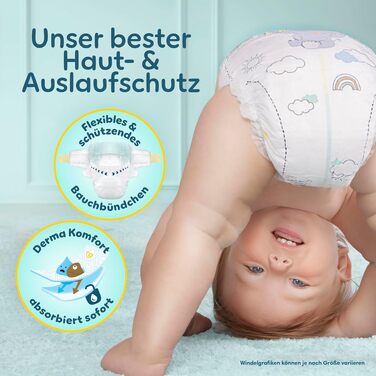 Підгузки Pampers Premium Protection розмір 3 (6-10 кг), велика упаковка, 204 шт