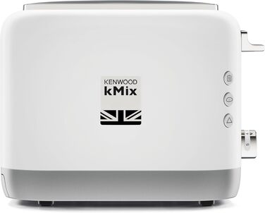 Тостер Kenwood kMix TCX751WH - 2 відділення, 900 Вт, Білий - Електричний тостер для дому