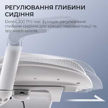 Крісло офісне Sihoo DORO C300 Pro Mesh White