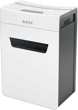 Leitz IQ 10X Premium Protect: Шредер для документів, 6 листів, мікроріз, 18л, білий, для офісу та дому