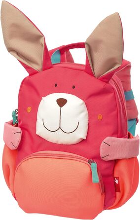 Дитячий рюкзак sigikid для садочка, легкий, міцний, 5,2 л, для дітей 2-5 років, різнокольоровий (зайчик/рожевий), для дитсадка, прогулянок та поїздок