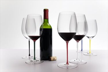 Келих Каберне 625 мл, червоний, Fatto A Mano Riedel