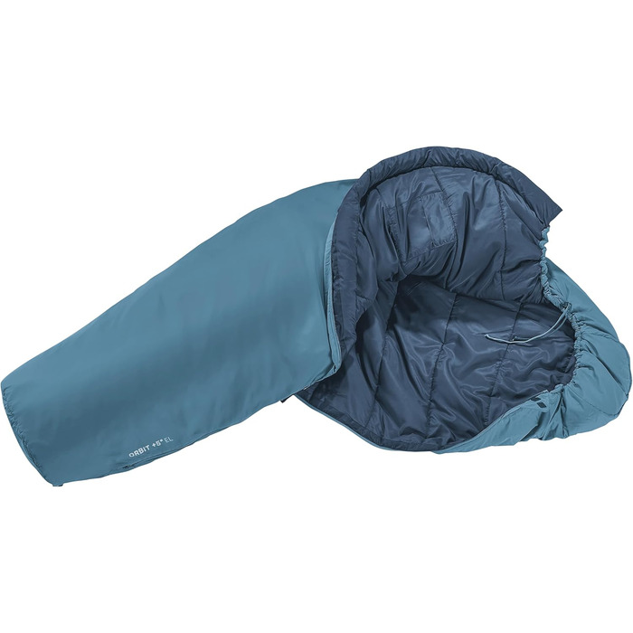 Спальний мішок deuter Orbit +5° EL для туризму, синтетичний, збільшений розмір