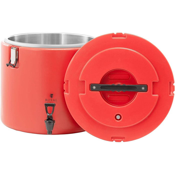 Термобак для їжі Royal Catering RC_TT_5, 30 л з краном, харчовий термоконтейнер