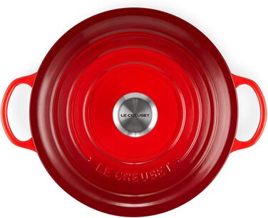 Каструля Le Creuset Signature La Marmite з чавуну 26 см, 4,1 л, для всіх типів плит та індукції, червона