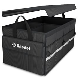 Органайзер у багажник автомобіля KNODEL з покривлом, середній, чорний