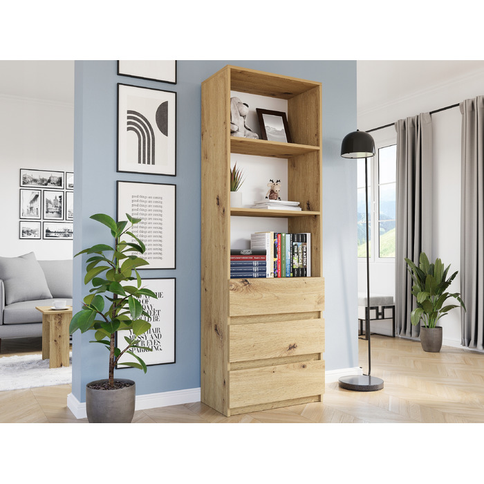 Стелаж Framire 60 x 180 x 30 см, дуб артизан
