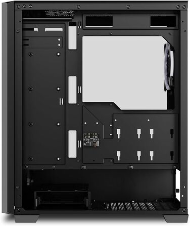Корпус для ПК Sharkoon VS9 RGB Midi ATX, чорний