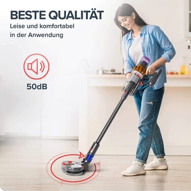 Електрична насадка для вологого прибирання Dripl для пилососів Dyson V7/V8/V10/V11/V15/Gen5 з від'ємним резервуаром для води, 6 багаторазових мопів і 1 контейнером для заповнення