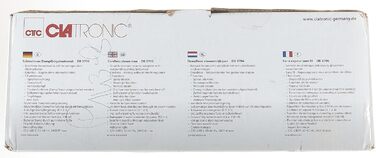 Бездротова праска Clatronic DB 3706 з керамічною підошвою, 7 функцій, плавне регулювання температури