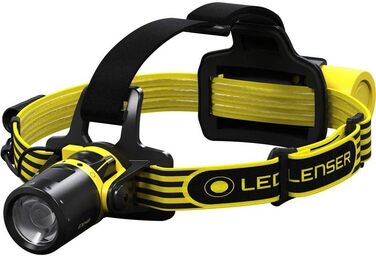 Ліхтар налобний Ledlenser EXH8, вибухозахищений, LED, Ex-Zone 0/20, з фокусуванням, червоне підсвічування, батарейковий, 180 лм, 120 м, 40 годин