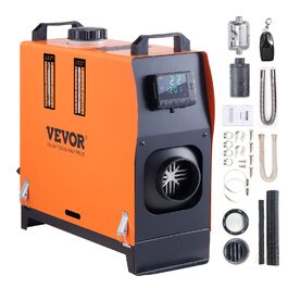 Автономний дизельний обігрівач повітря VEVOR 12В 5-8кВт з LCD-дисплеєм та пультом керування для авто, автобусів та вантажівок