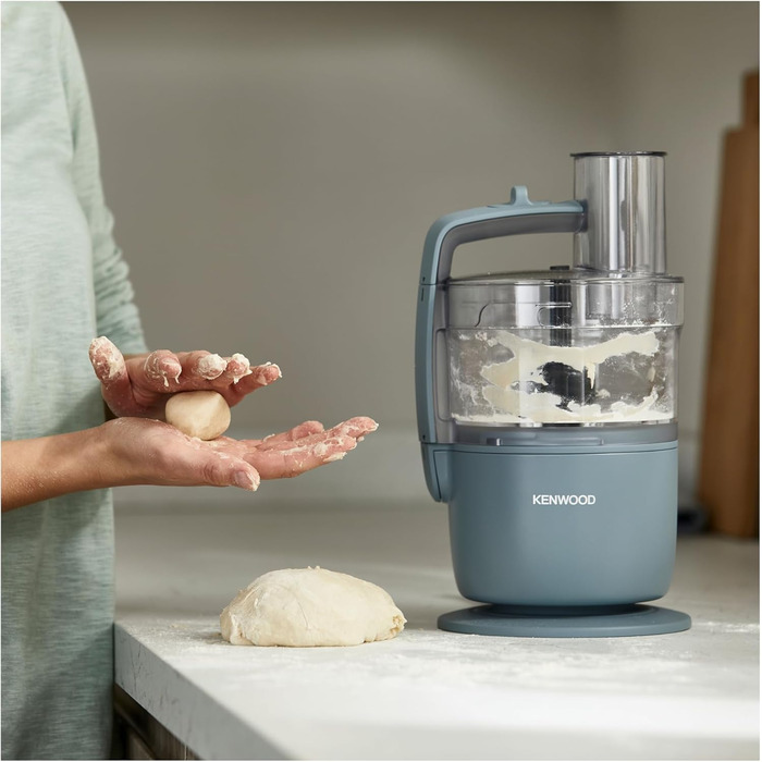 Кухонний комбайн Kenwood MultiPro Go FDP22.130GY, 650 Вт, 1.3 л, Компактний, Багатофункціональний, Синій/Сірий