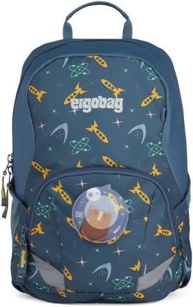 Дитячий рюкзак Ergobag Ease Large 10 л, синій з ведмедиком, для дитсадка та дозвілля